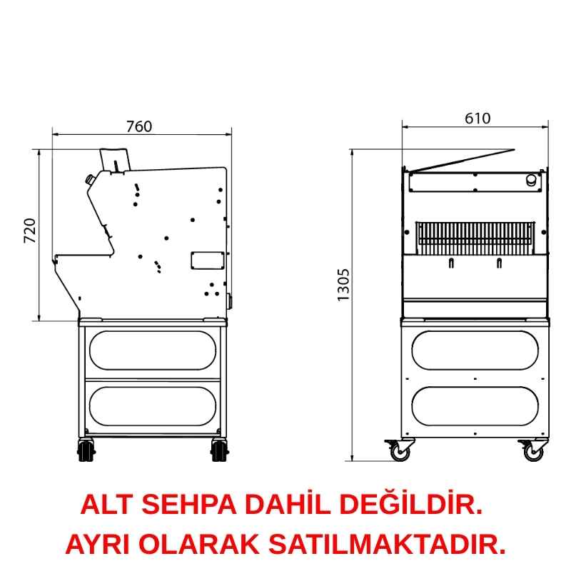 Mataş EFE 02-1 Set Üstü Sensörlü Otomatik Ekmek Dilimleme Makinesi